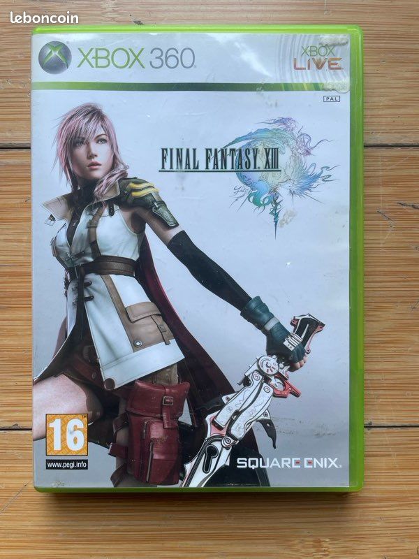 Final Fantasy XIII - Version Complète Xbox 360 - Très Bon état - Boîte Et Notice Incluses