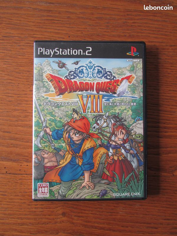 Jogo Dragon Quest VIII - Ps2 Completo - Mídia Física Original - Japonês