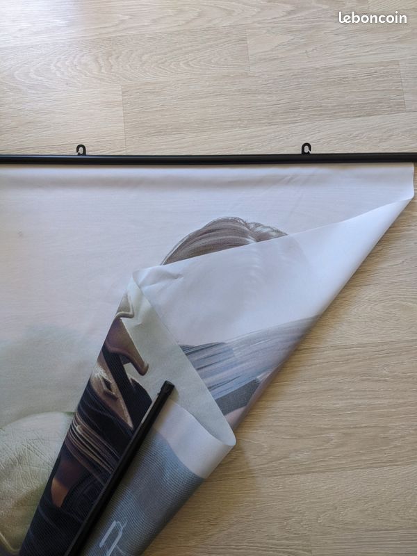 Poster Final Fantasy VII FF7 toile imprimée souple grande taille 110x80cm fixation ajustable pose facile (image 2)