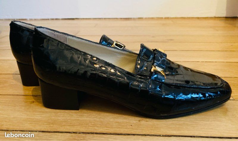 Mocassins Heyraud noirs (image 3)