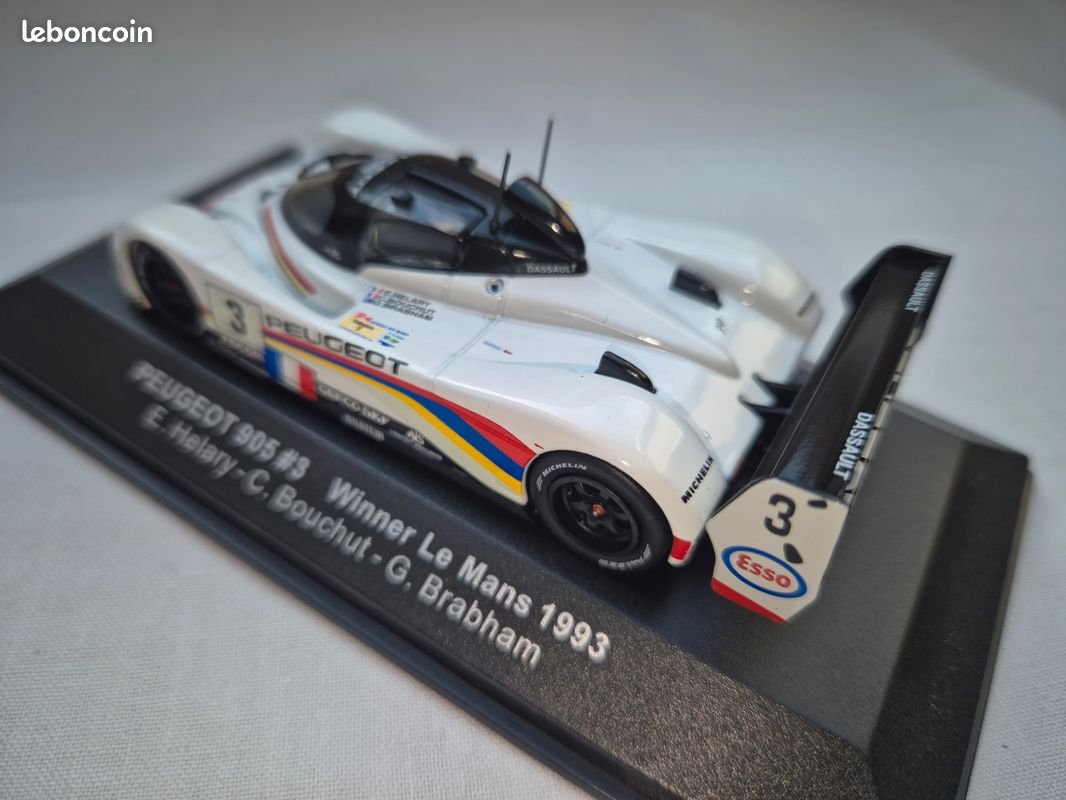 Peugeot 905 N°3 - Vainqueur Le Mans 1993 - Échelle 1/43 - Vitesse - Brabham, Bouchut, Helary