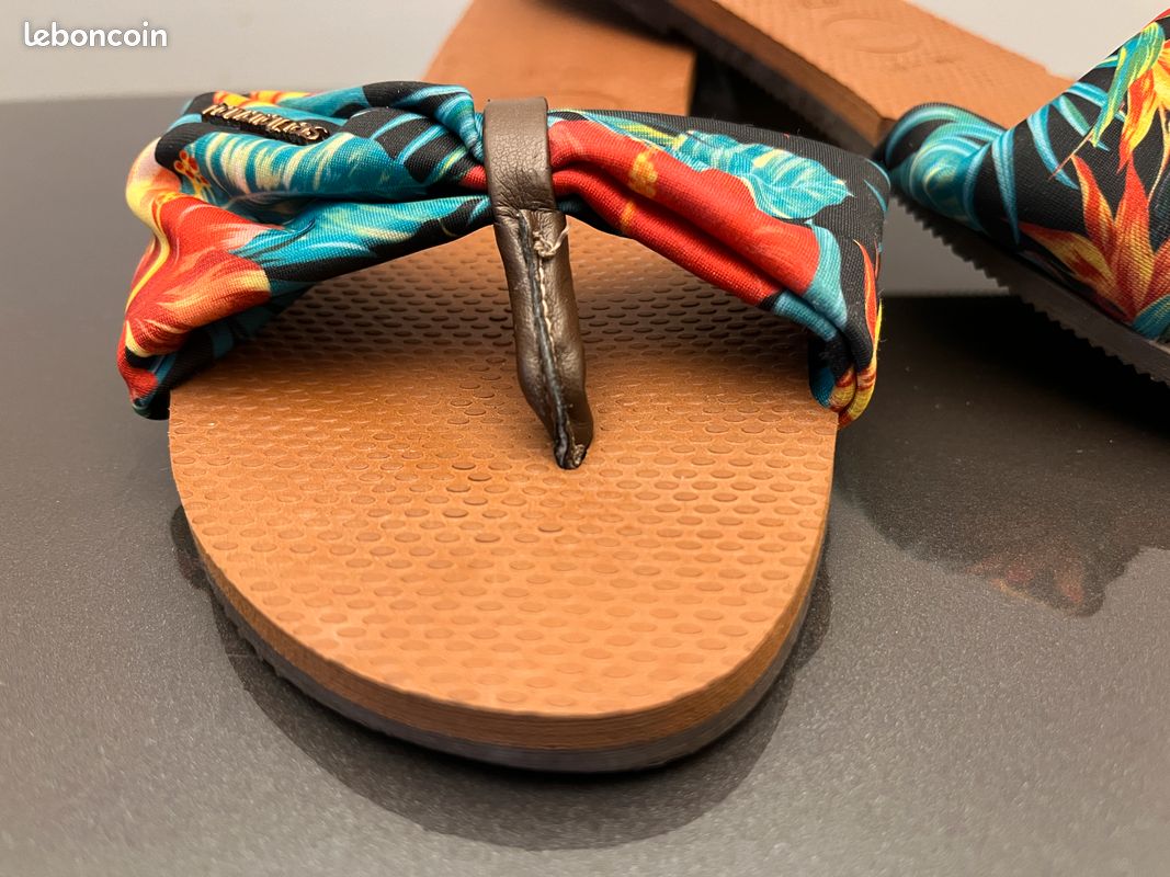 Vunavueya Sandales Tongs Femme Plates Été - Sandales Mode Bride Tressée Bohème Taille 36-42 EU - Confort & Style