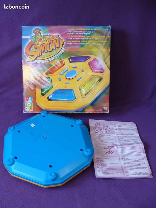Mémoire Électronique Simon - G-aming Simon Classique, Jeu De Mémoire Électronique Pour Enf-ants Et Familles, À Partir De 8 Ans, Avec Sons Et Lumières, Taille Compacte, Jeu Famille Et Entre Amis Mémoire Électronique Simon - G-aming Simon Classique, Jeu De Mémoire Électronique Pour Enf-ants Et Familles, À Partir De 8 Ans, Avec Sons Et Lumières, Taille Compacte, Jeu Famille Et Entre Amis