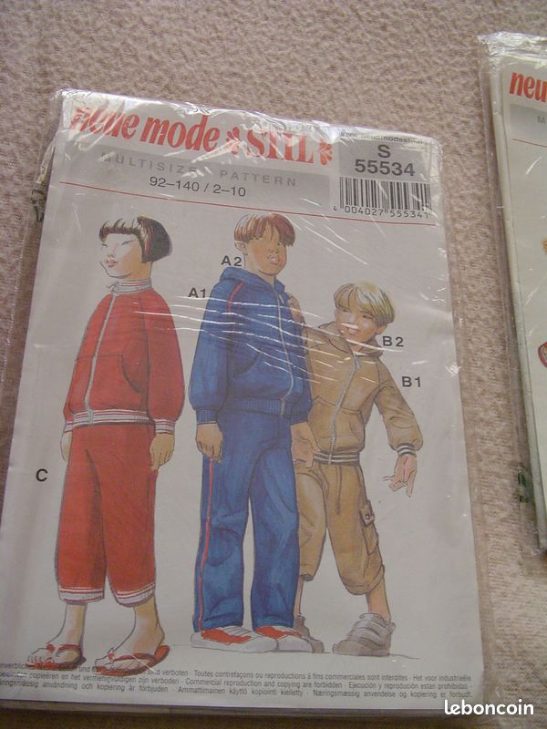 Lot patrons modèles intemporels pour enfants (image 3)
