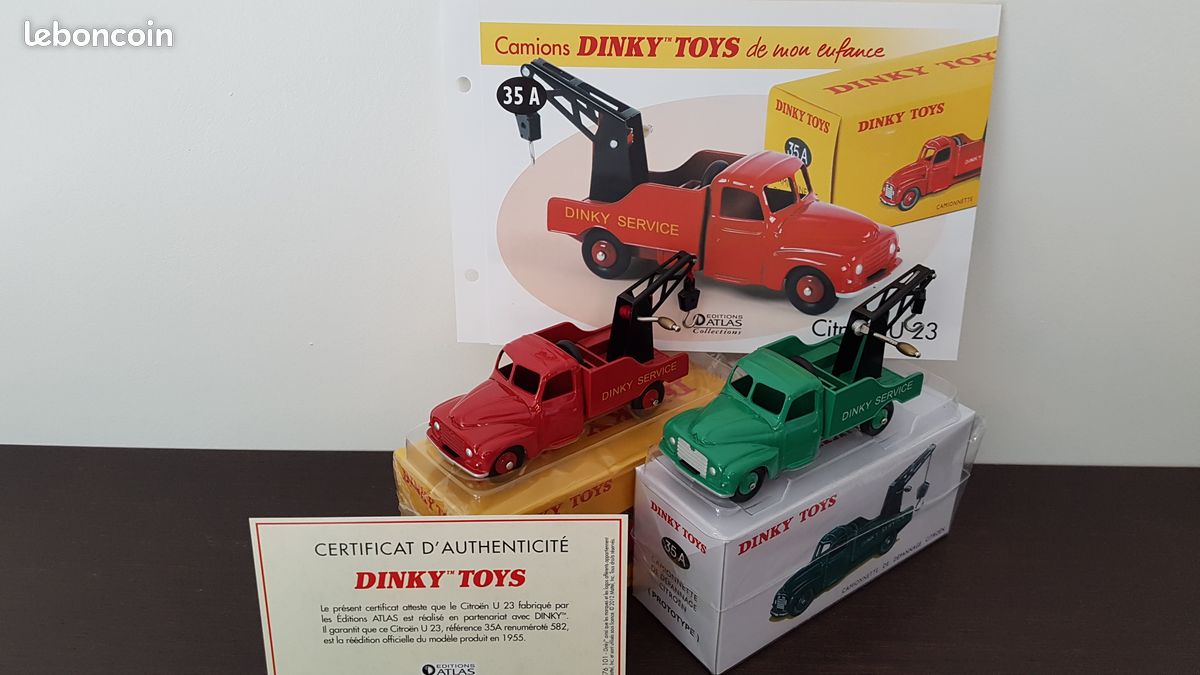 Camionnette De Dépannage Citroën - Dinky Toys Atlas N°35 A - Verte