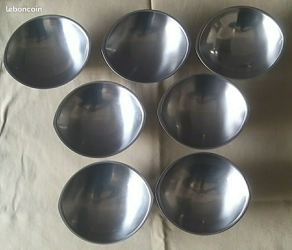 Lot 6 Coupes à Glace Guy Degrenne – Inox 18/10 – Vintage Made In France