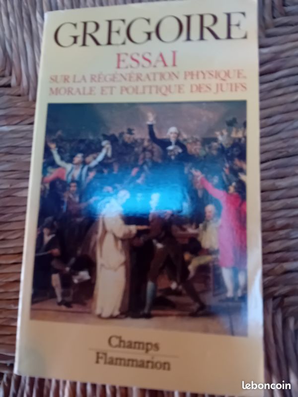 Abbé Grégoire - Essai sur la Regénération Physique, Morale et Politique des Juifs (image 1)