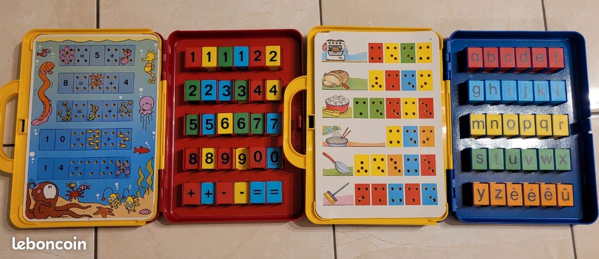 Lot de 2 valisettes pour apprendre à lire et à compter (image 2)