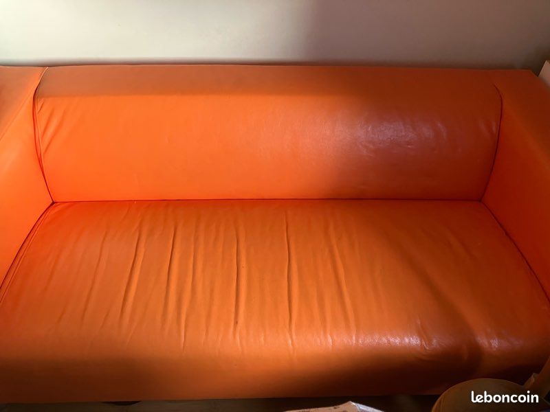 Canapé Klippan orange IKEA (image 1)