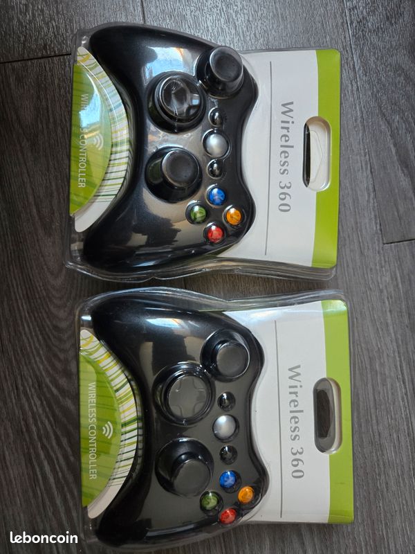 Lot de 2 Manettes bluetooth Type XBox (image 1)