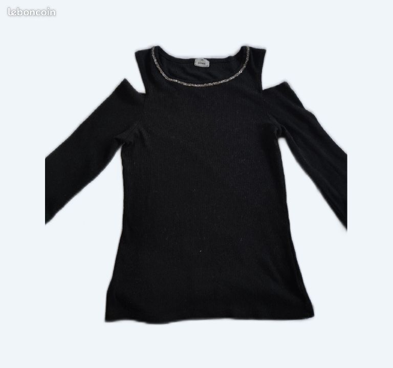 Pull épaules semi dénudées (image 1)