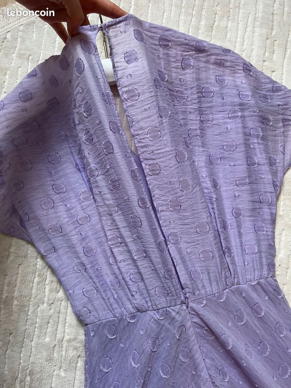 Robe longue Zara Lila violet (image 8)