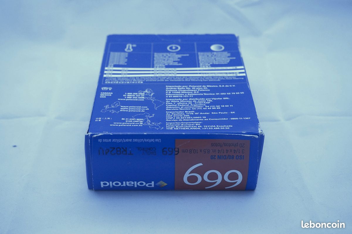 VENDU Polaroid 669 Photo, audio vidéo