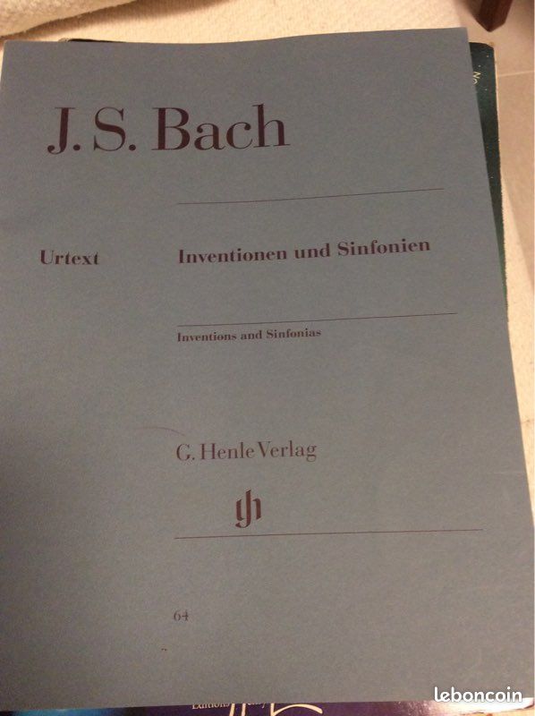 Livre de musique JS Bach (image 2)