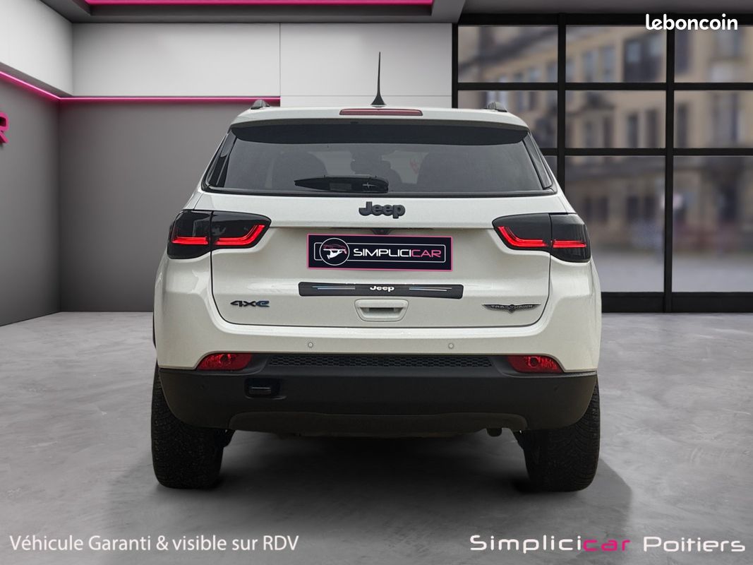 JEEP COMPASS II 1.3 PHEV T4 240cv 4XE EAWD TRAILHAWK Excellent Etat Tout Options CarPlay Toit Ouvrant Panoramique Garantie 12 mois (image 7)