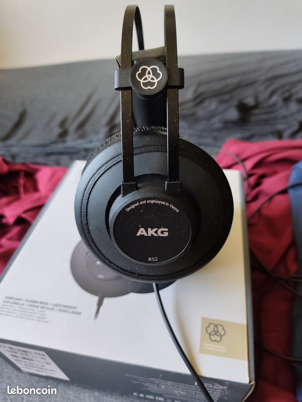 AKG Audio K52 (K-52) Casque fermé comme neuf (image 2)
