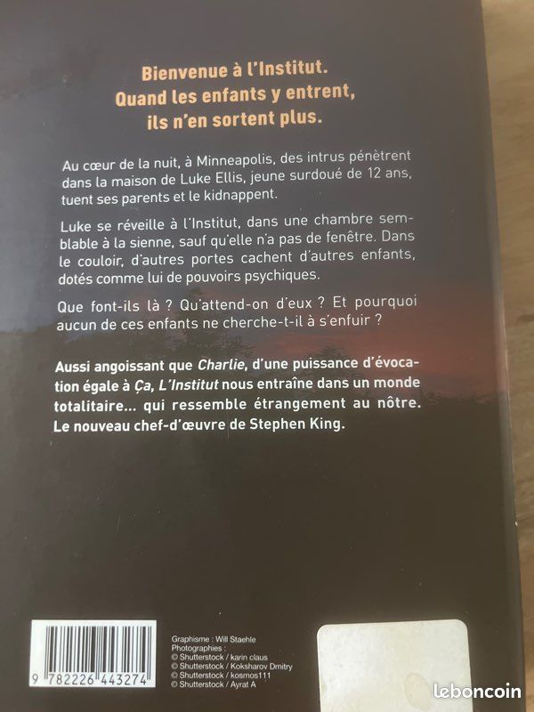 Stephen King L’institut (image 3)