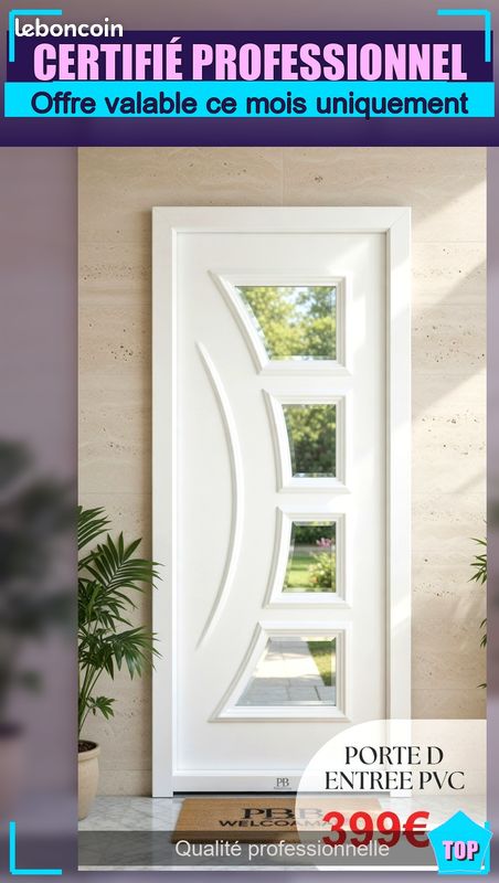 Portes d'entrées pvc (image 1)
