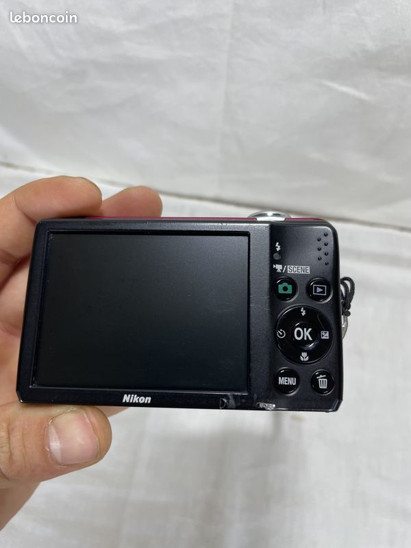 Appareil photo Nikon Coolpix L22 Rouge - Pour pièces / Non testé (image 3)