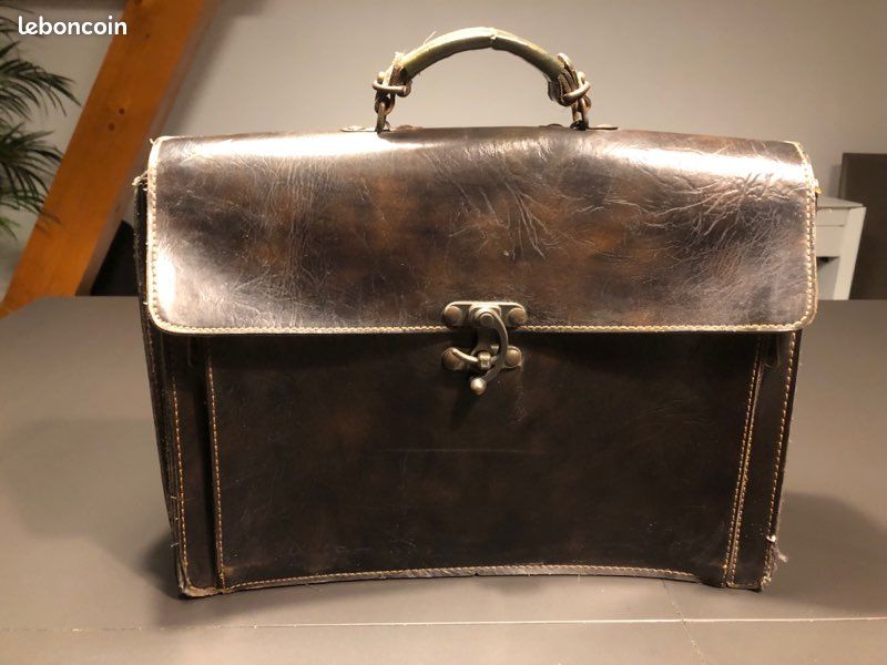 Superbe cartable en cuir (image 2)