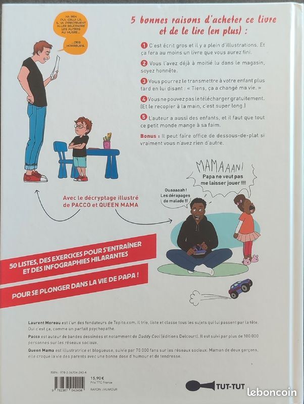 Livre Laurent MOREAU Guide de survie du jeune Papa (image 2)