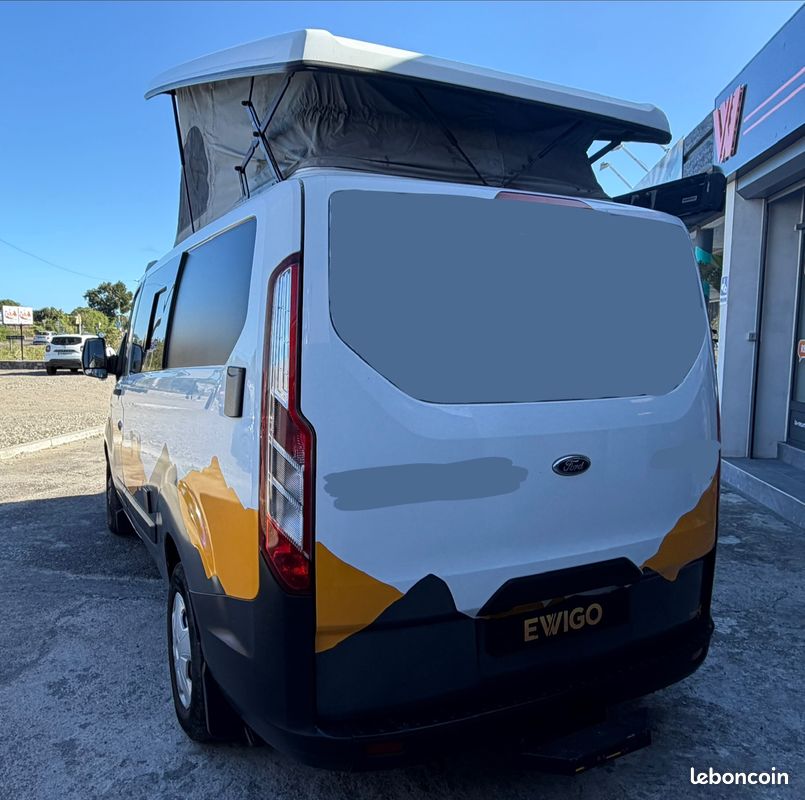 FORD TRANSIT CUSTOM PANAMA P10 105CH VAN AMÉNAGÉ - TRÈS BIEN ÉQUIPé (image 8)