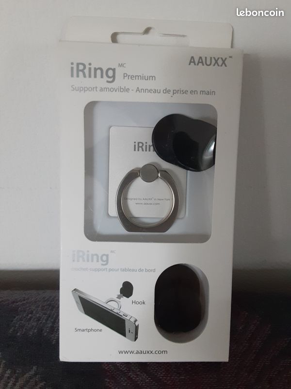 IRing, support amovible - Anneau de prise en main pour Smartphone (image 1)