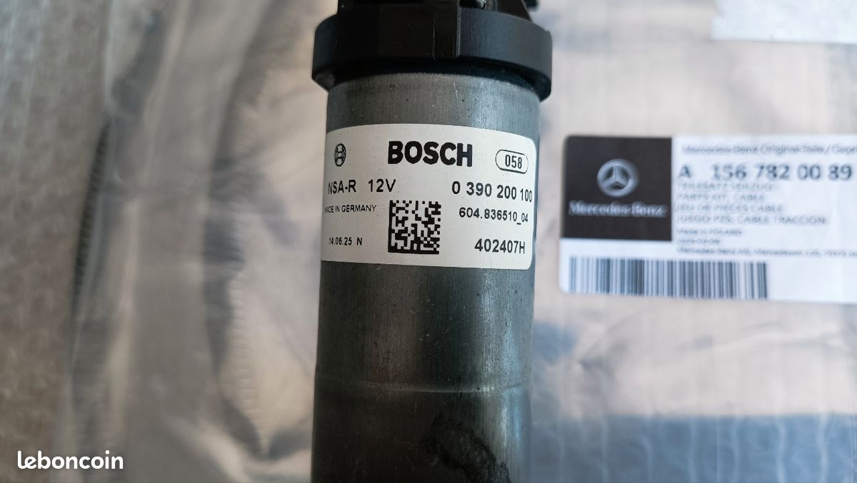 Moteur de Toit Ouvrant avec câble – Mercedes-Benz A156 782 00 89 65 ...