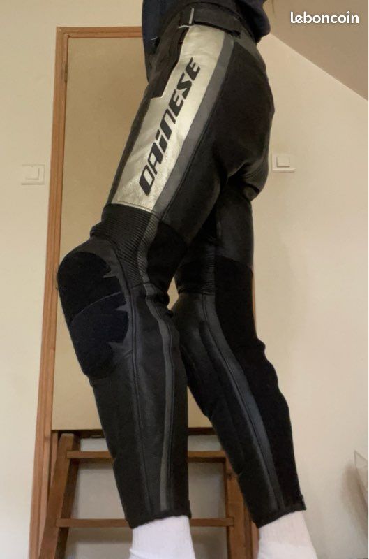 Pantalon moto cuir Dainese (image 1)