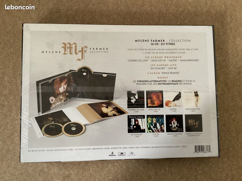 Coffret Mylene Farmer Collection - 16 CD | 211 TITRES - CD - Musique