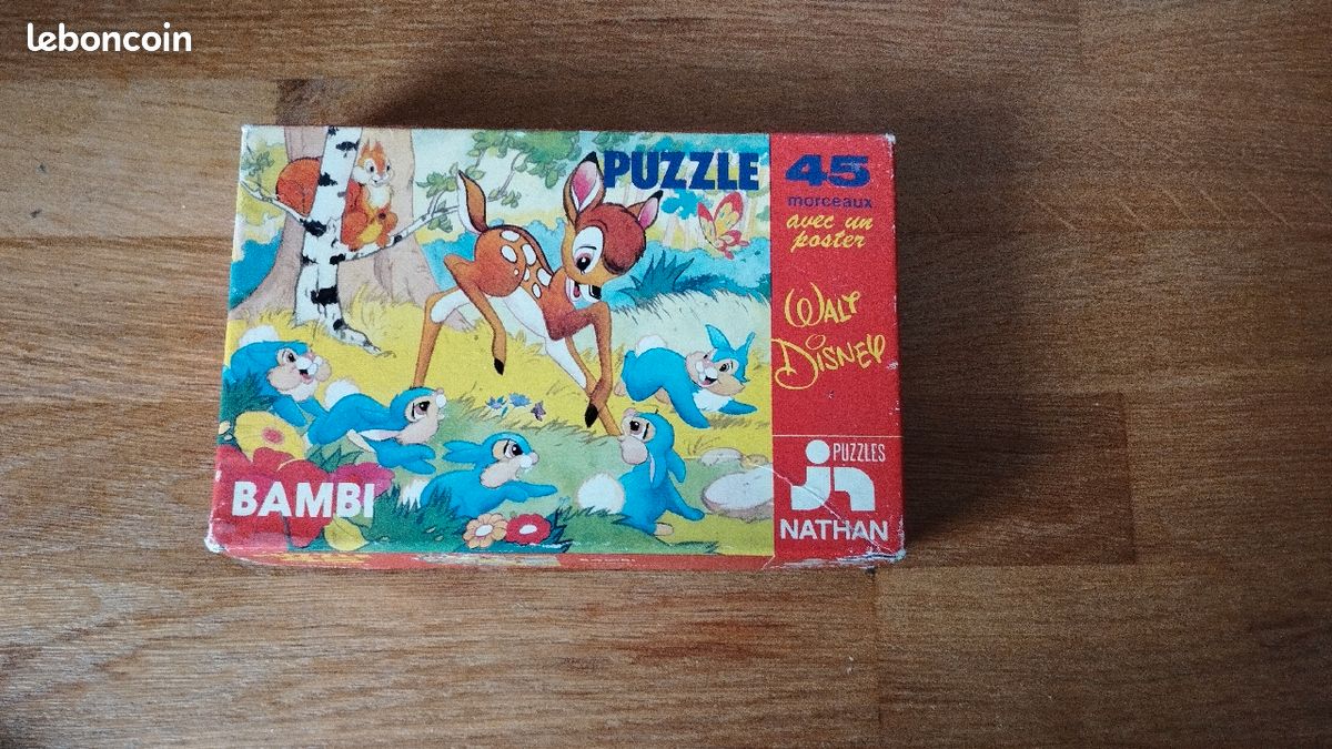 Puzzle Bambi vintage (image 1)