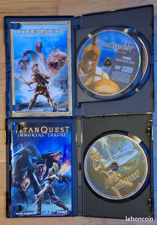 Titan Quest Sur PC – Édition Steelbook Doré – Complet – Très Bon état