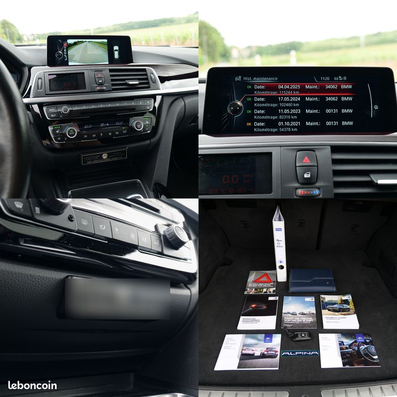 ALPINA D3 BITURBO ALLRAD F31 LCI Touring (Facelift Phase 2) 350ch – 700 Nm – Parfait état – Toit Ouvrant – Sièges élec. à mémoires – Régul. De vitesse adapt. – Tout cuir – Feux laser LED - Attelage (image 5)