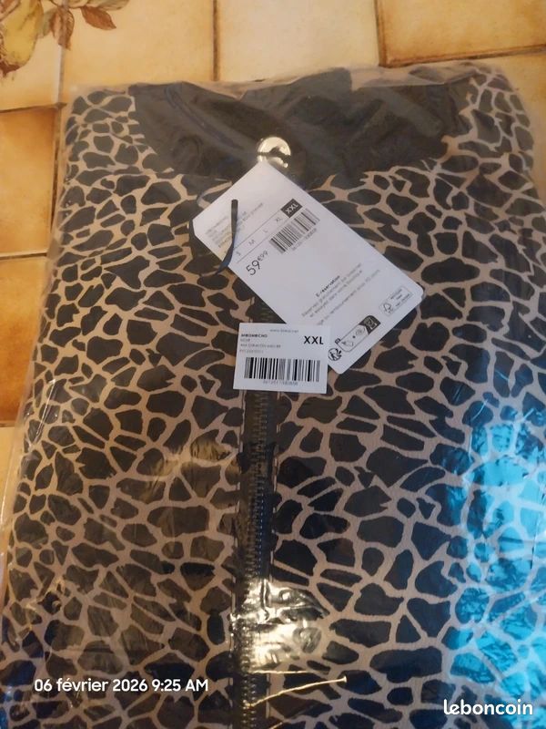 Chauffe-bras Femme Primal - Manches Thermiques XL - Imprimé Zèbre - Polaire Animal