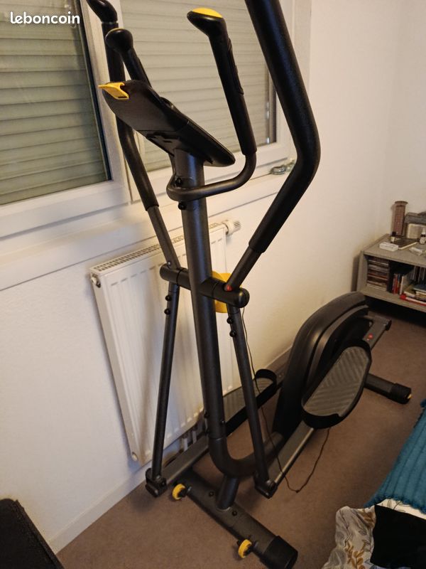 Vélo Elliptique d'entraînement 500 connecté Domyos Sport Plein air