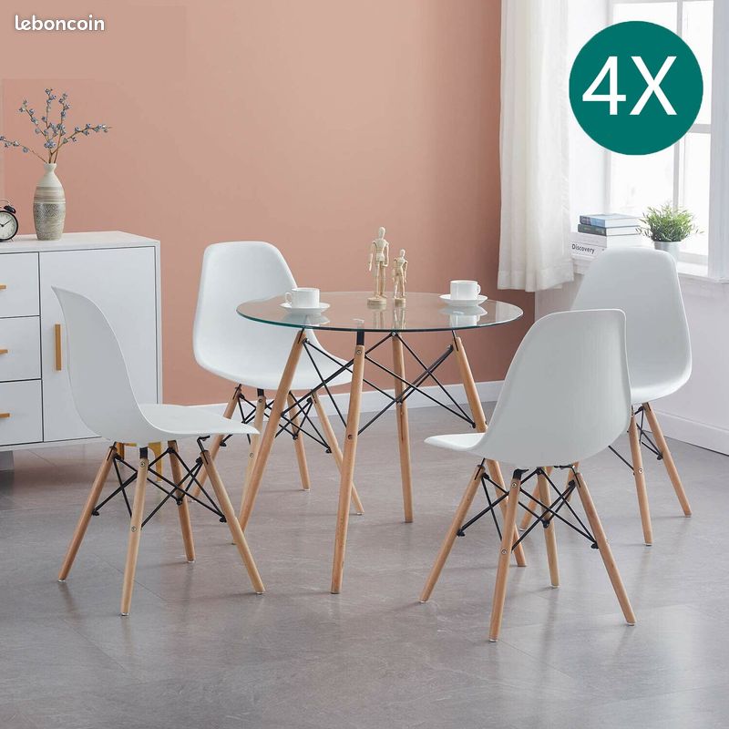 Chaise design lot de 4 (image 4)