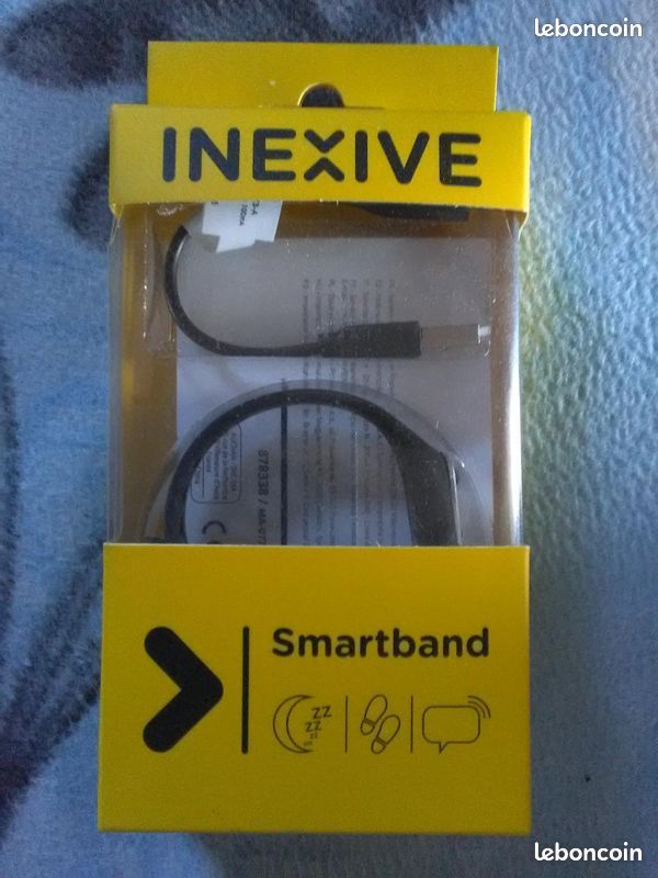 Bracelet connecte Inexive COMPLET et en parfait état, juste déballé jamais testé DANS SON EMBALLAGE D'ORIGINE (image 1)
