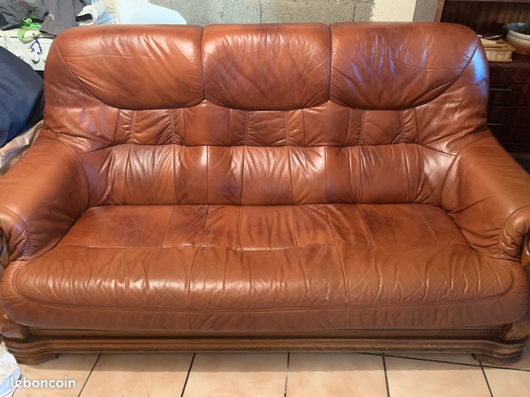 Canapé marron (image 3)
