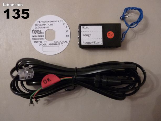 W Convertisseur POUR Téléphone Ancien IMPULSOPHONE Cadran U43 S63