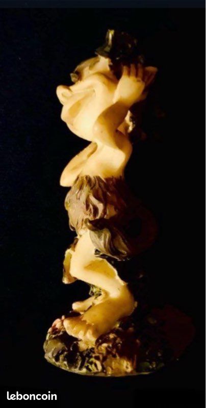 Grand Décor Troll Pixies 40 Cm - Champignons - Figurine Vintage David Enterprise Anthony Fisher