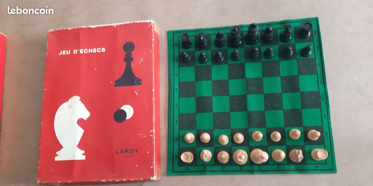 Jeu D'échecs Ancien Lardy Lavancia – Multicolore – Occasion
