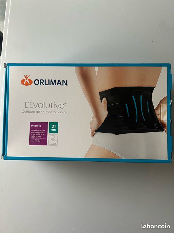 ORLIMAN L'Évolutive ceinture de soutien lombaire 21 cm Sport