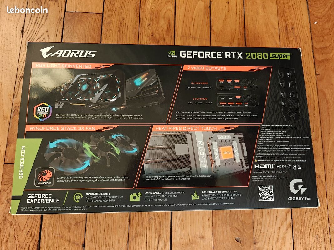 Gigabyte AORUS GeForce® RTX 2080 SUPER™ 8G (image 7)