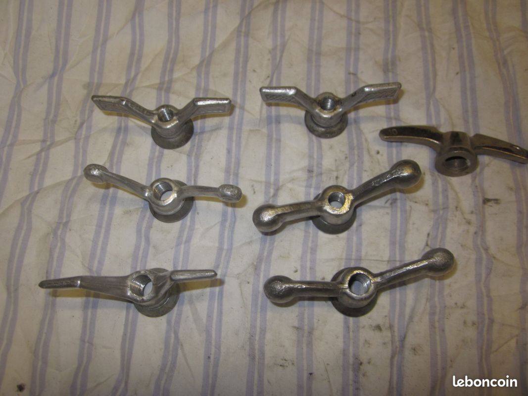 Lot d ecroux papillons alu (image 3)