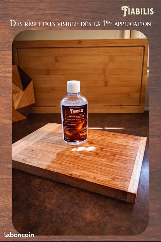 GRAIN GUARD Huile Minérale Alimentaire 500ml Pour Planche à Découper - Protection Bois, Acier Inox Et Pierre
