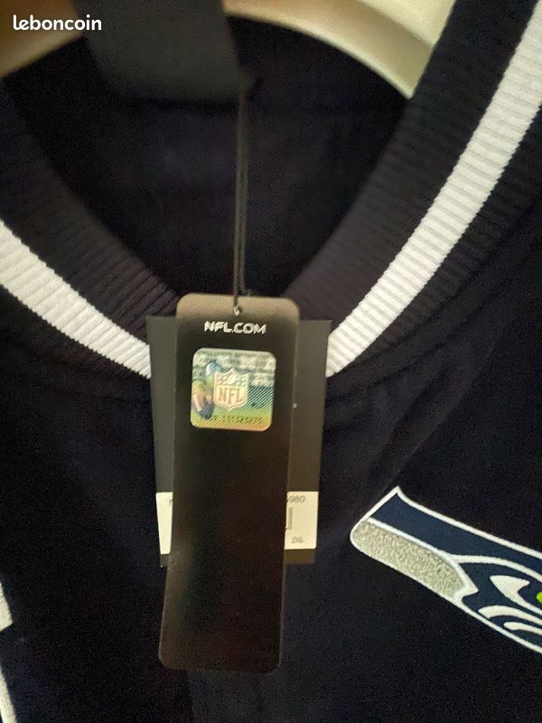 Blouson Teddy NFL New Era Seattle seahawks neuf XXL (image 6)