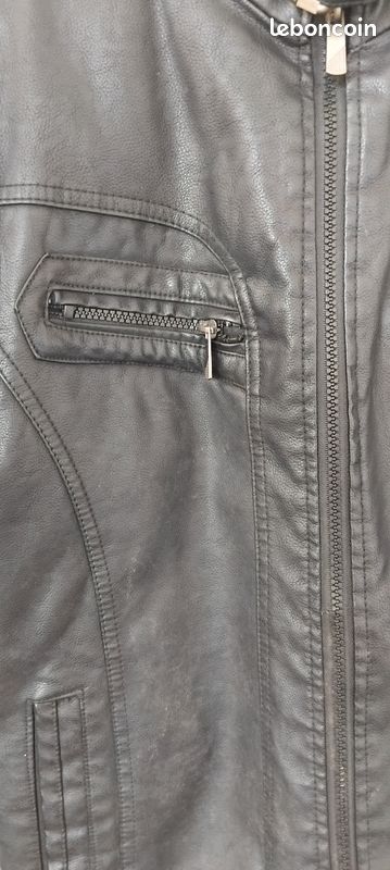 Veste simili cuir vintage (image 2)