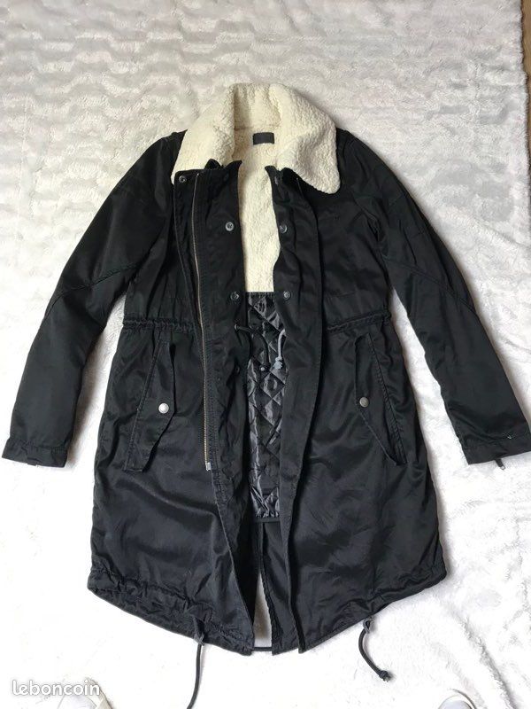 Parka Matelassé Diesel Pour Femme - Taille XS - Noir - Occasion Très Bon état
