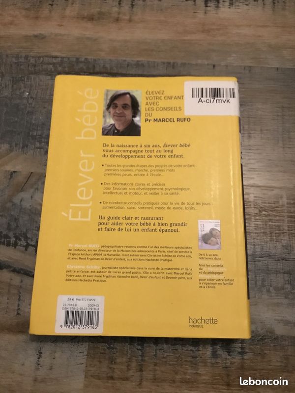 Livre Élever bébé (édition 2010 - Marcel Rufo) (image 2)
