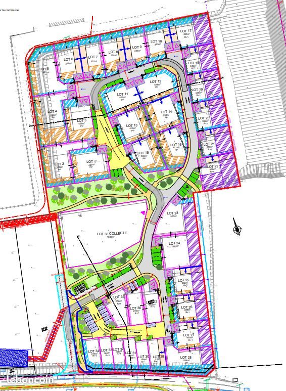 Terrain 730 m² Portes Les Valence · à Portes-lès-Valence · 129 000 €